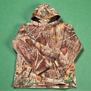 Realtree Edge Camo Hoodie Youth L 10–12 Neck Gaiter